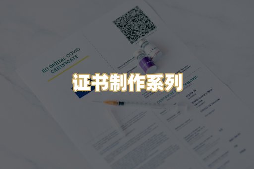 证书制作系列